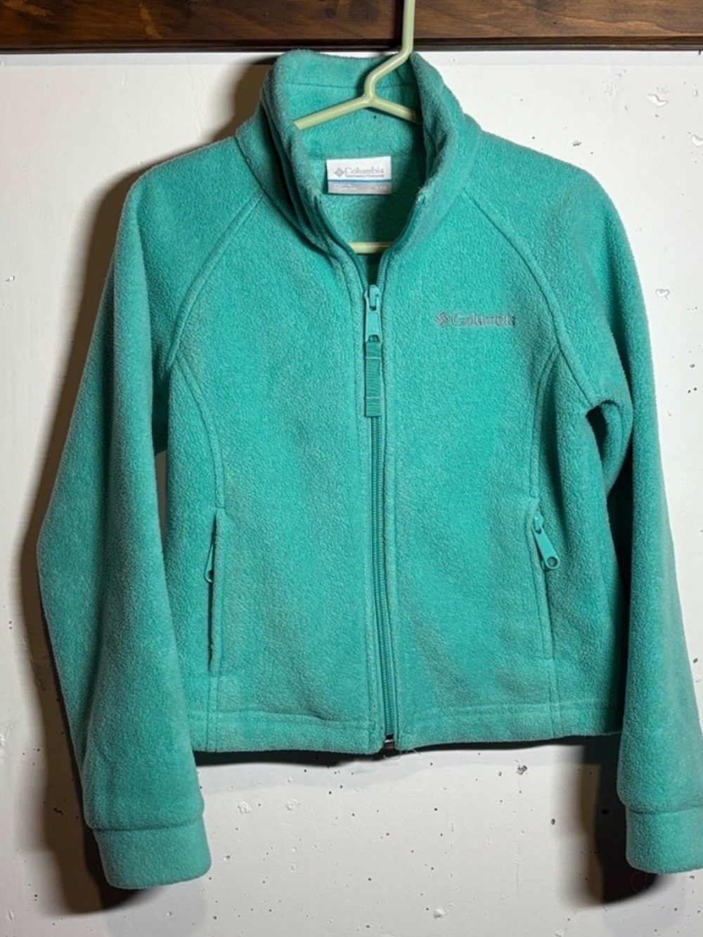 Columbia Teal Full-Zip Fleece Jacket